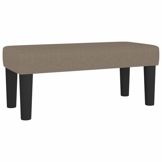 Bankje Stof 70 x 30 x 30 cm Taupe