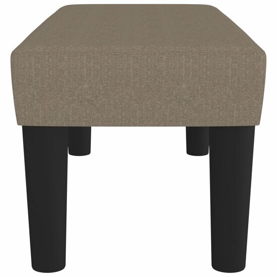 Bankje Stof 70 x 30 x 30 cm Taupe