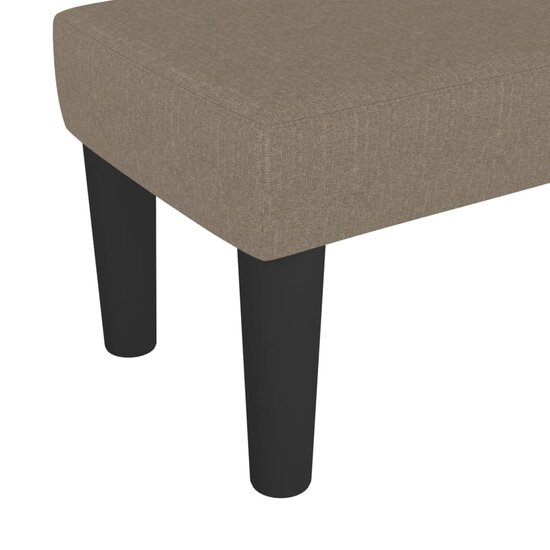 Bankje Stof 70 x 30 x 30 cm Taupe