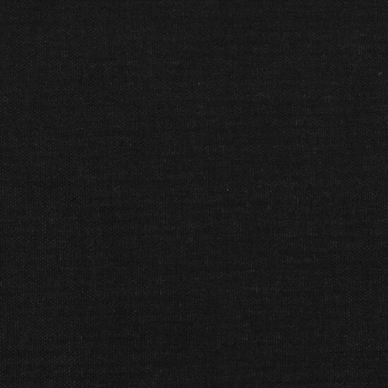 Bankje 70x30x30 cm stof zwart