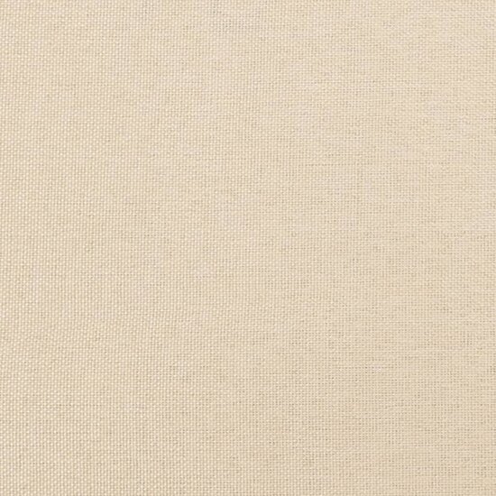 Bankje Stof Kleurig 70 x 30 x 30 cm Cr&egrave;me