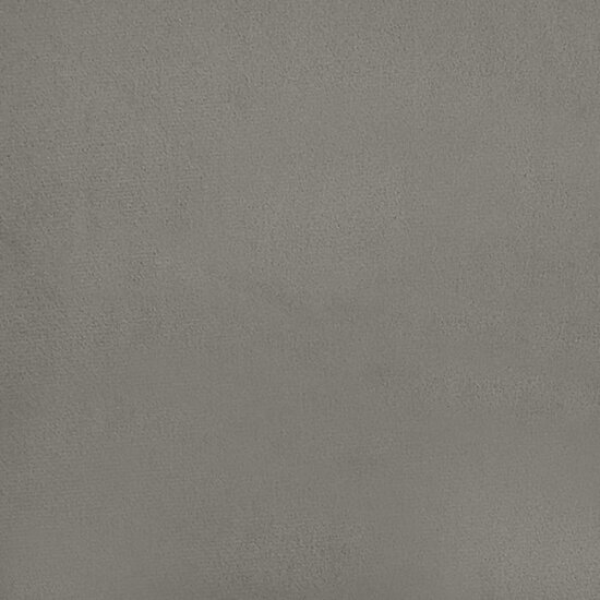 Bankje 70x30x30 cm fluweel lichtgrijs