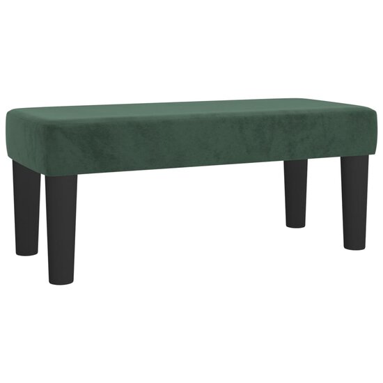 Bankje Fluweel 70 x 30 x 30 cm Donkergroen