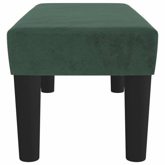 Bankje Fluweel 70 x 30 x 30 cm Donkergroen