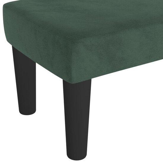 Bankje Fluweel 70 x 30 x 30 cm Donkergroen