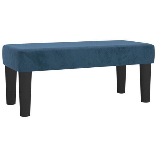 Bankje Fluweel 70 x 30 x 30 cm Donkerblauw