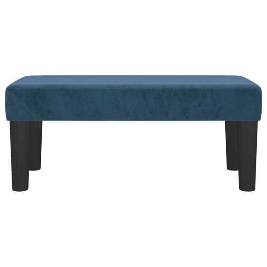 Bankje Fluweel 70 x 30 x 30 cm Donkerblauw