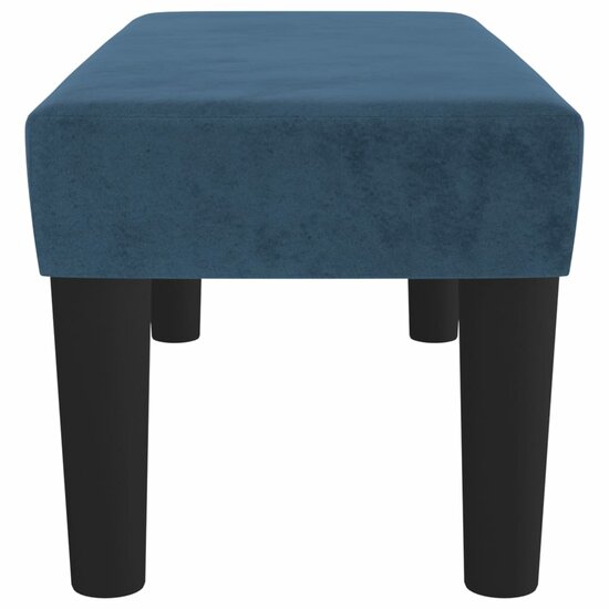 Bankje Fluweel 70 x 30 x 30 cm Donkerblauw