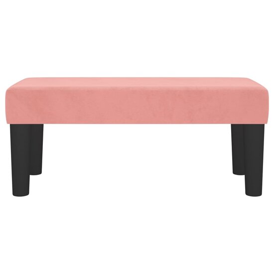 Bankje Fluweel 70 x 30 x 30 cm Roze
