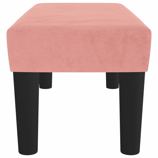 Bankje Fluweel 70 x 30 x 30 cm Roze