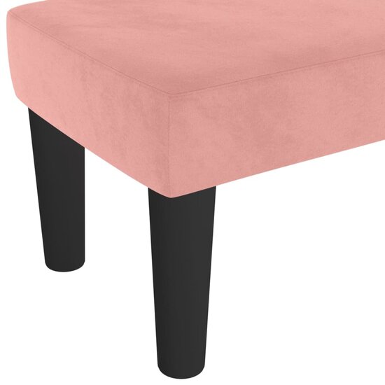 Bankje Fluweel 70 x 30 x 30 cm Roze