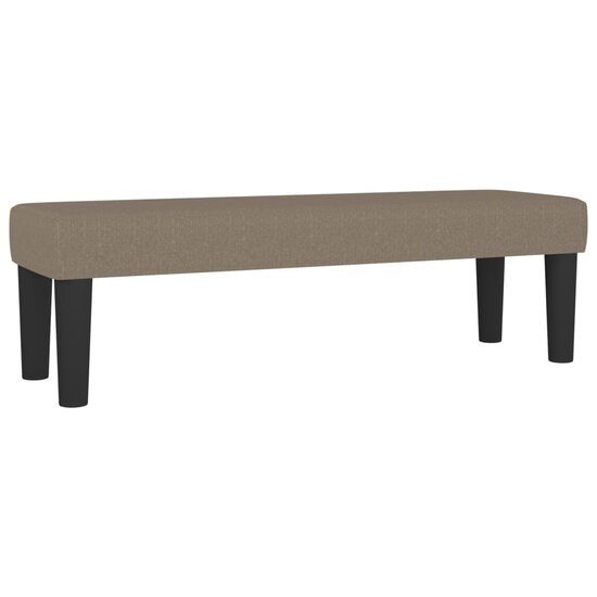 Bankje Stof 100 x 30 x 30 cm Taupe