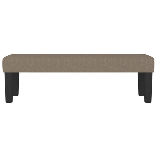 Bankje Stof 100 x 30 x 30 cm Taupe
