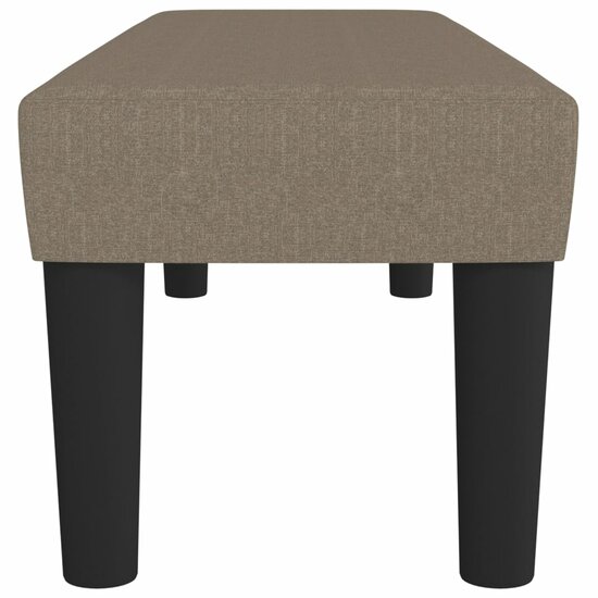 Bankje Stof 100 x 30 x 30 cm Taupe
