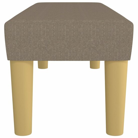 Bankje Stof 100 x 30 x 30 cm Taupe