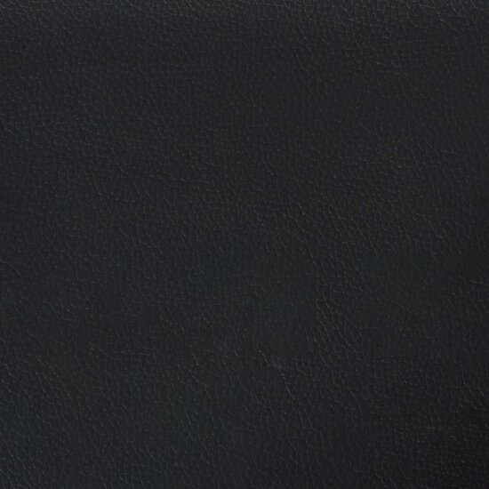 Bankje Kunstleer 100 x 30 x 30 cm Zwart