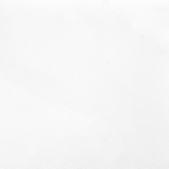 Bankje Kunstleer 100 x 30 x 30 cm Wit