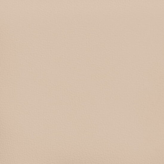 Bankje 100x30x30 cm kunstleer cappuccinokleurig