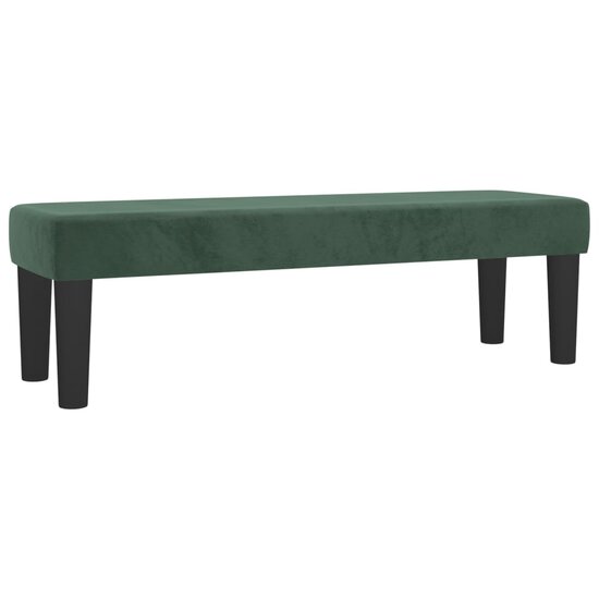 Bankje Fluweel 100 x 30 x 30 cm Donkergroen