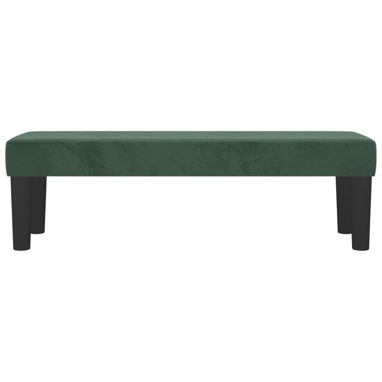 Bankje Fluweel 100 x 30 x 30 cm Donkergroen
