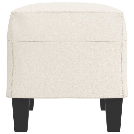Bankje Kunstleer Kleurig 70 x 35 x 41 cm cr&egrave;me