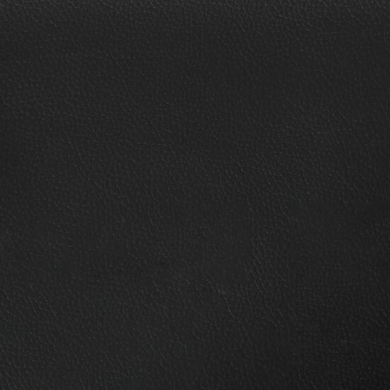 Bankje 100x35x41 cm kunstleer zwart