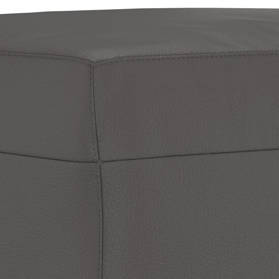 Bankje Kunstleer 100 x 35 x 41 cm Grijs