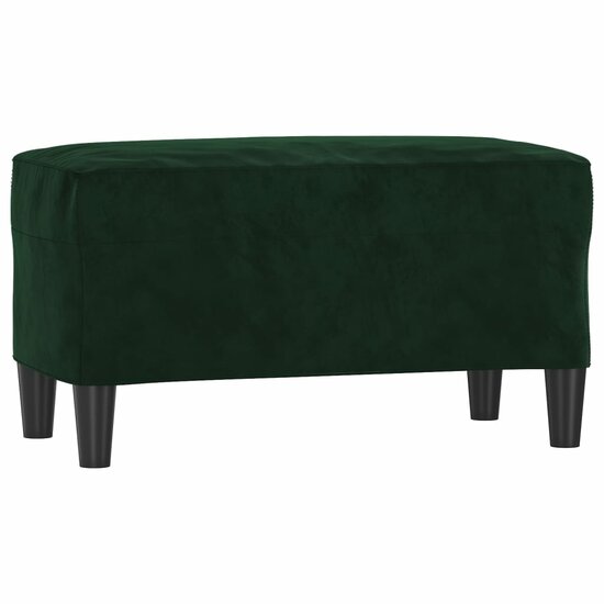 Bankje Fluweel 70 x 35 x 41 cm Donkergroen