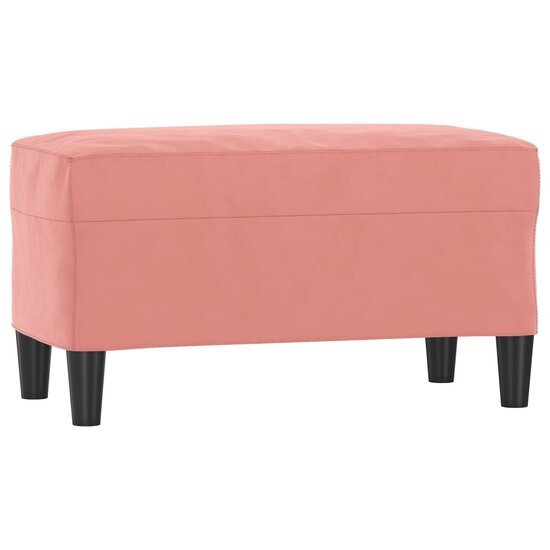 Bankje Fluweel 70 x 35 x 41 cm Roze