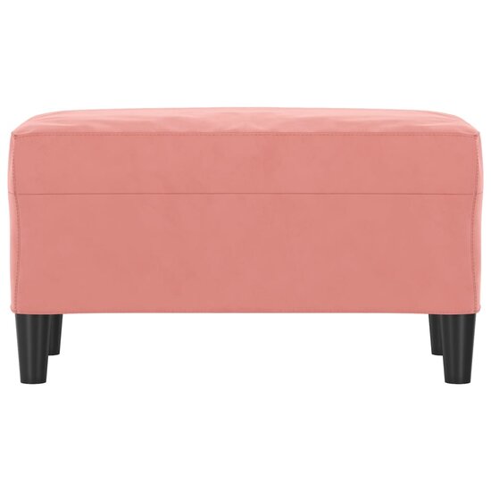 Bankje Fluweel 70 x 35 x 41 cm Roze