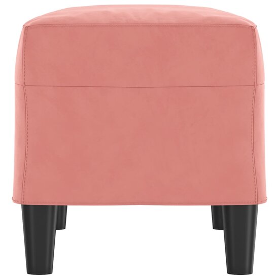 Bankje Fluweel 70 x 35 x 41 cm Roze