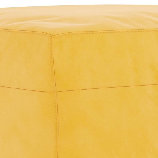 Bankje Fluweel 70 x 35 x 41 cm Geel