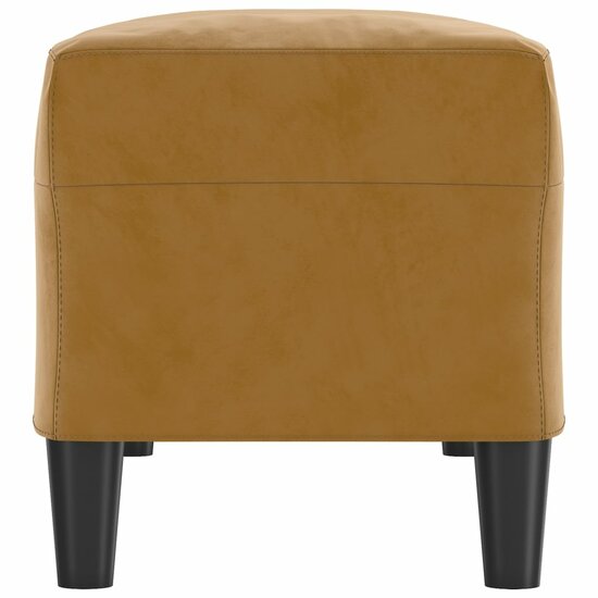 Bankje Fluweel 100 x 35 x 41 cm Bruin