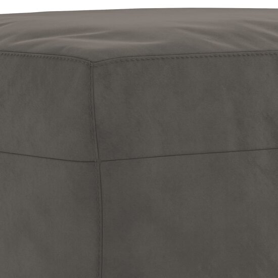 Bankje Fluweel 100 x 35 x 41 cm Donkergrijs