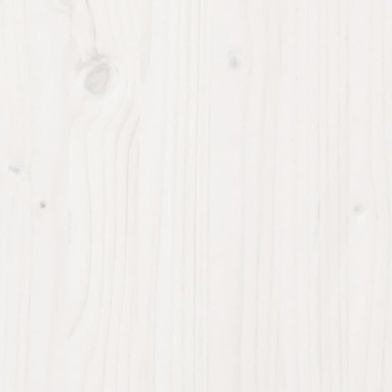 Bankje 110X41X76,5 Cm Massief Grenenhout 110 x 41 x 76.5 cm Wit