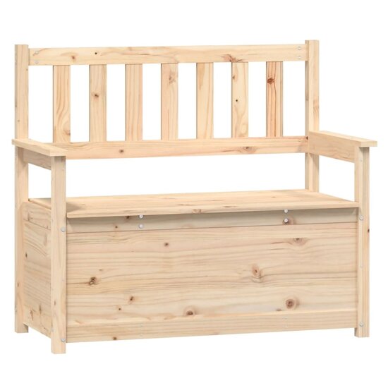 Bankje 112,5X51,5X96,5 Cm Massief Grenenhout Naturel