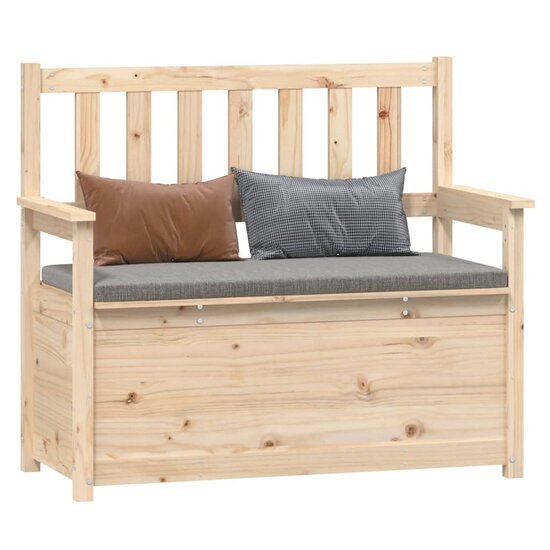 Bankje 112,5X51,5X96,5 Cm Massief Grenenhout Naturel