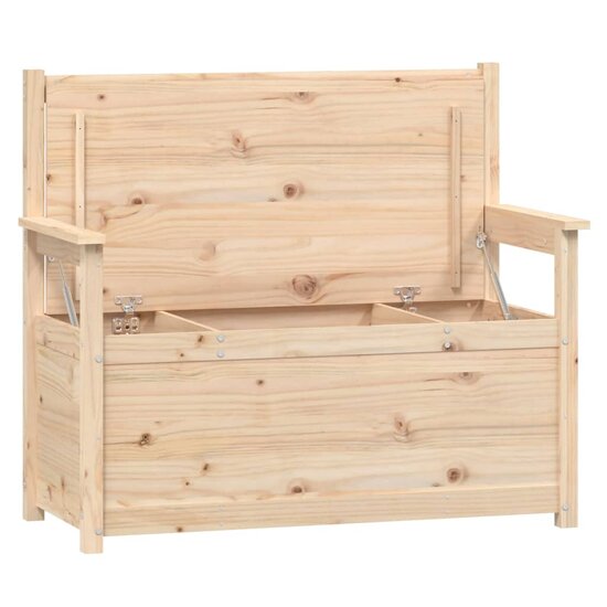 Bankje 112,5X51,5X96,5 Cm Massief Grenenhout Naturel