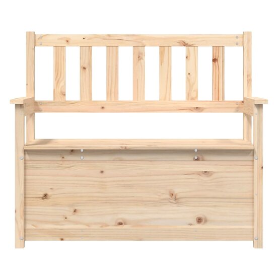 Bankje 112,5X51,5X96,5 Cm Massief Grenenhout Naturel