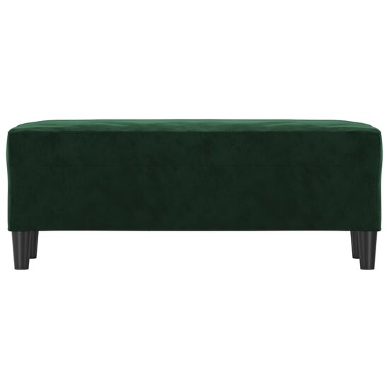 Bankje Fluweel 100 x 35 x 41 cm Donkergroen