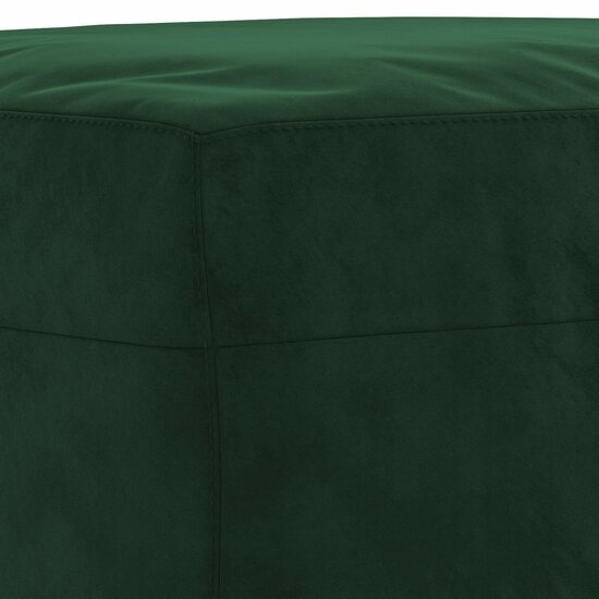 Bankje Fluweel 100 x 35 x 41 cm Donkergroen
