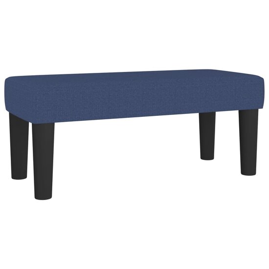 Bankje Stof 70 x 30 x 30 cm Blauw