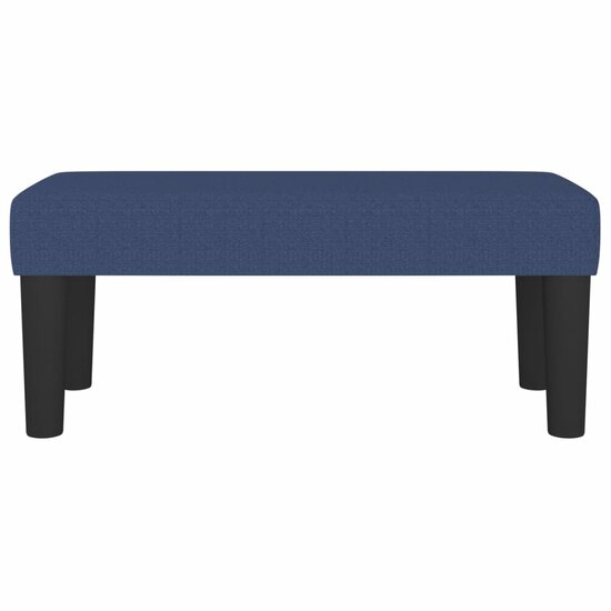 Bankje Stof 70 x 30 x 30 cm Blauw