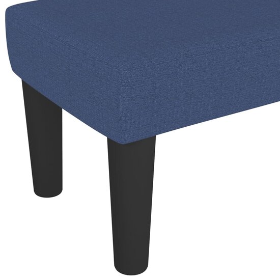 Bankje Stof 70 x 30 x 30 cm Blauw