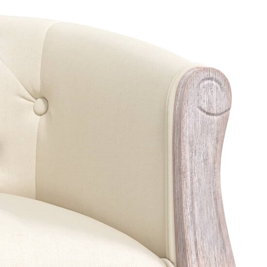 Bankje 80X56X69 Cm Linnen Beige