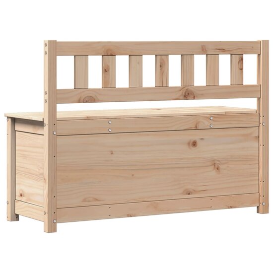 Bankje 110X41X76,5 Cm Massief Grenenhout 110 x 41 x 76.5 cm Naturel