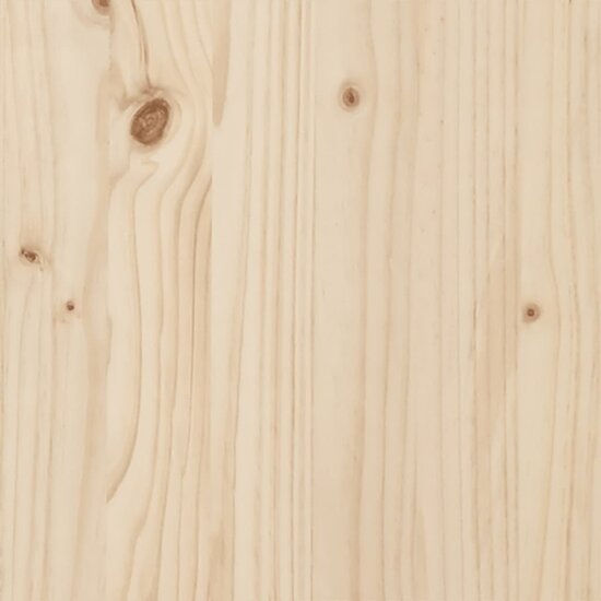 Bankje 110X41X76,5 Cm Massief Grenenhout 110 x 41 x 76.5 cm Naturel
