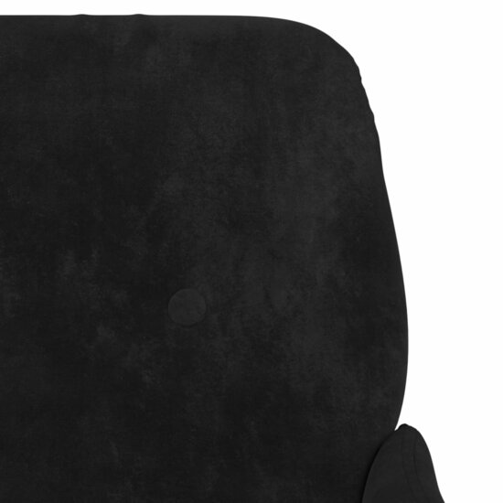 Bankje 108X79X79 Cm Fluweel Zwart