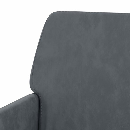 Bankje 108X79X79 Cm Fluweel Donkergrijs