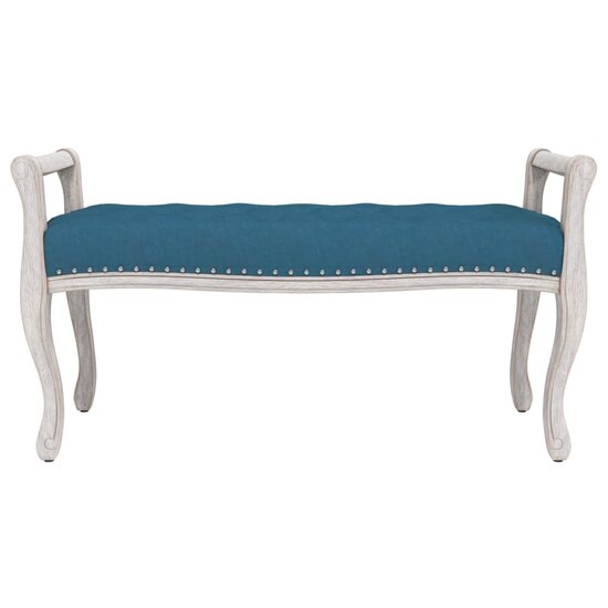 Bankje Fluweel 110 x 45 x 60 cm Blauw
